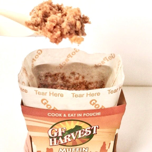 Rise & Yum - Savory GF Harvest Cinnamon Roll Oat Muffin in a Sustainable Grab-&-Go Bowl with an EcoSpoon by EcoTensil