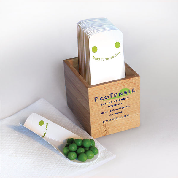 EcoTaster Mid compostable, recyclable sampling utensil EcoTensil