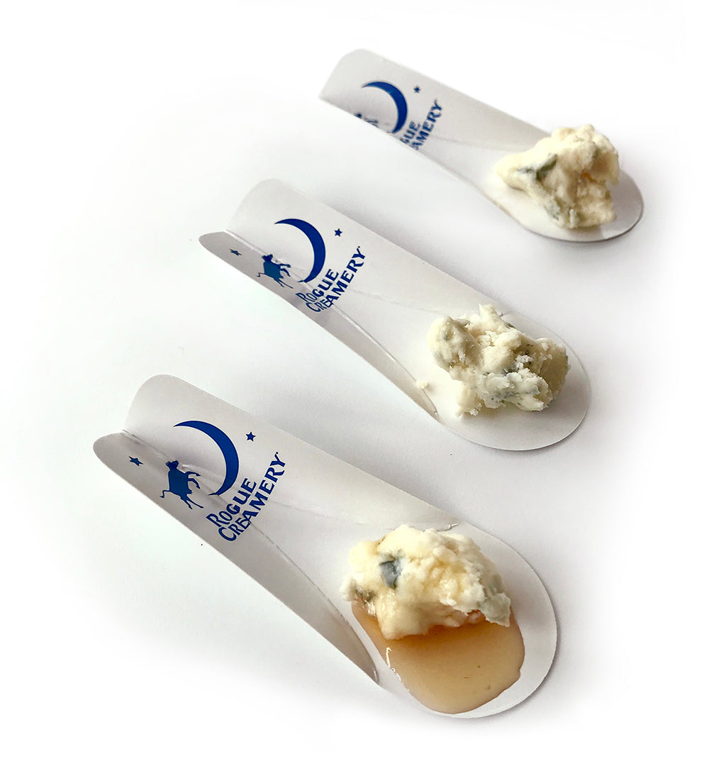 Branded Sampling spoons create a lasting impression for store demos, trade show sampling, sampling at farmers markets and the food sampling events