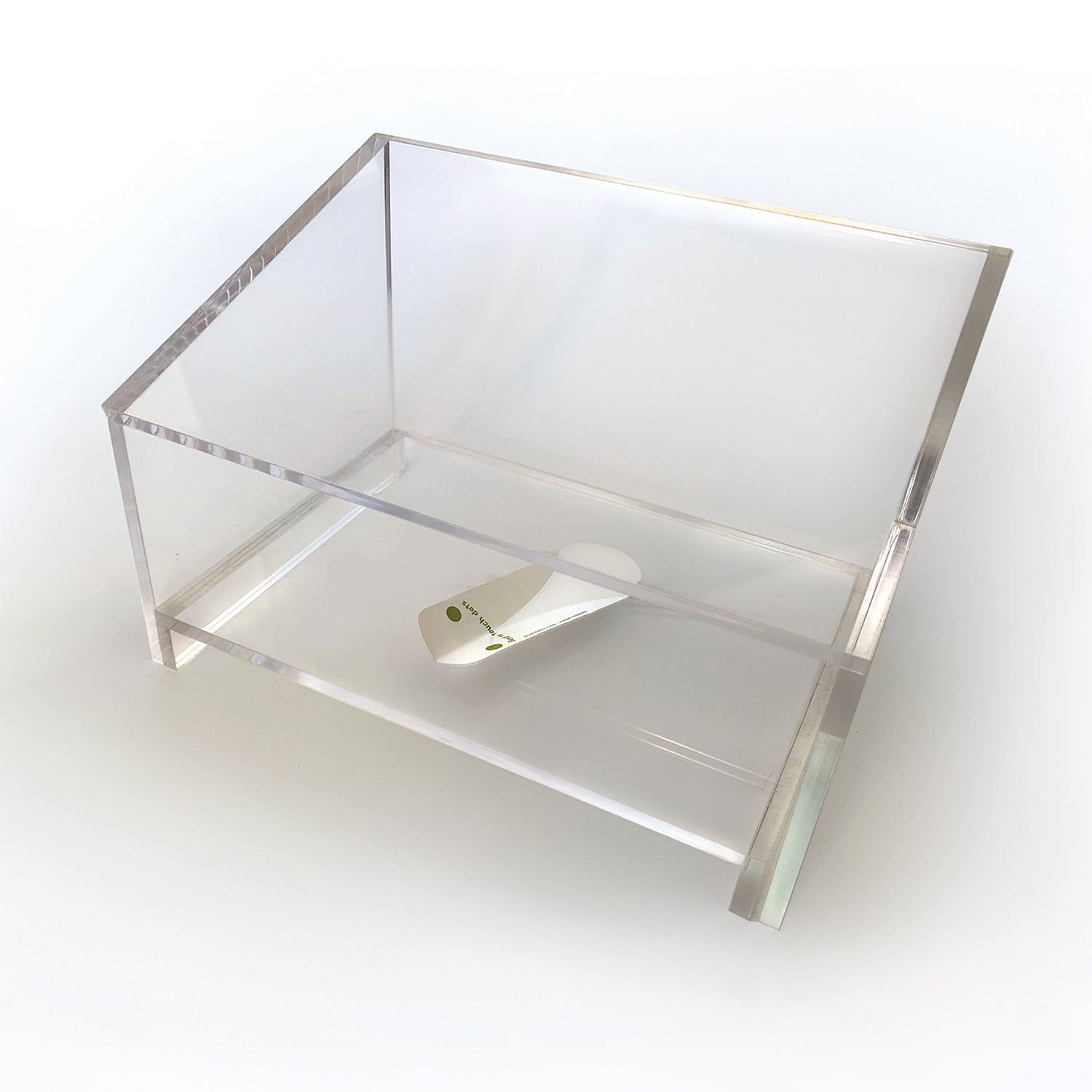 The SafeServe 9" tabletop sneeze gaurd is best for food demos and sanitary food sampling situations to serve one or two samples at a time for best hygiene